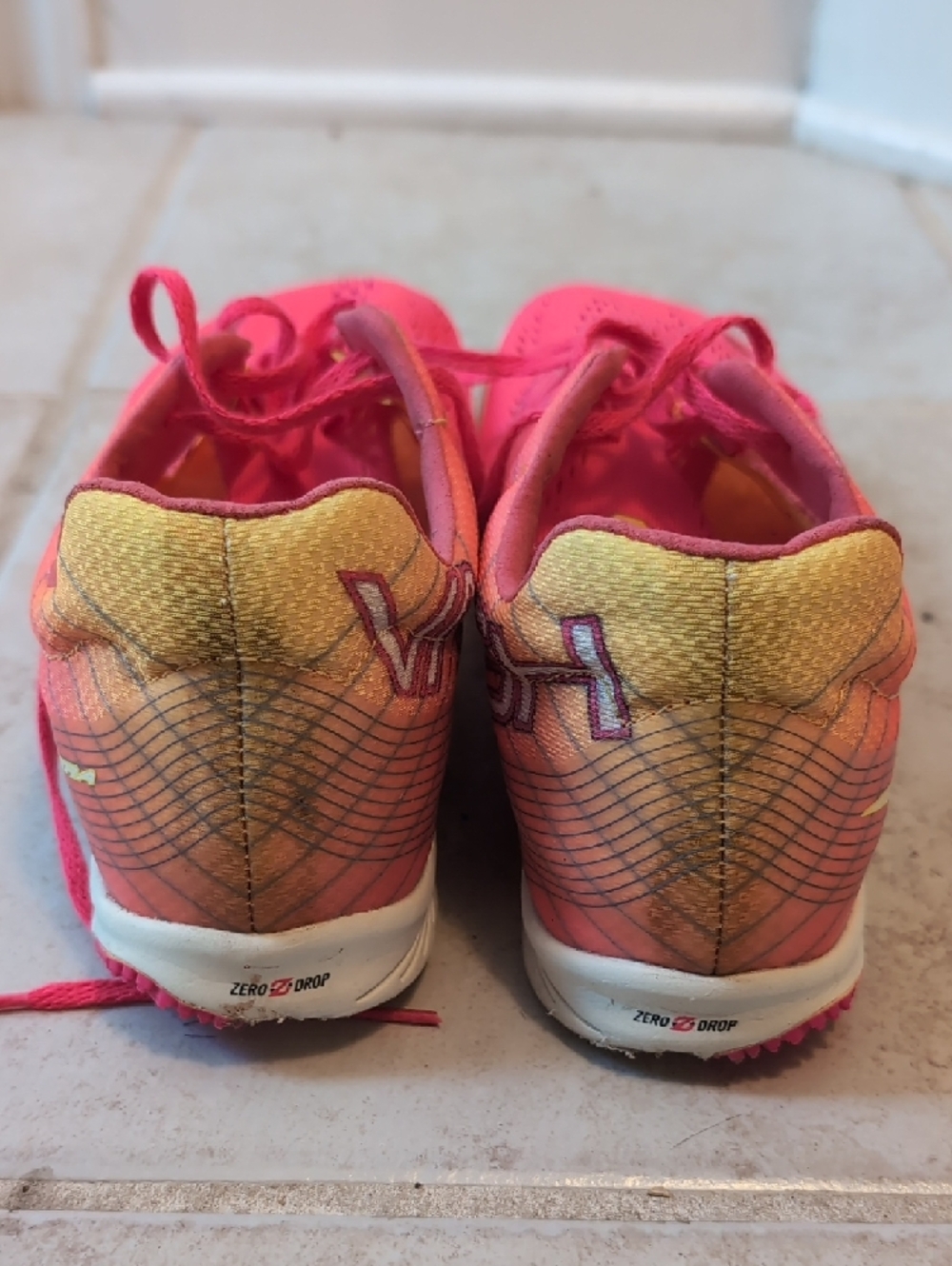 Altra Women's Hot Pink Athletic Running Shoes with White Accent - Picture 3 of 6